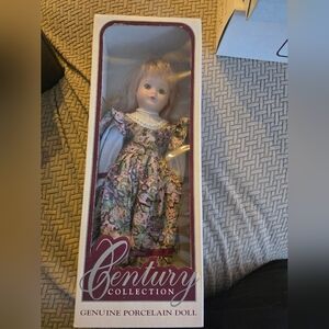 Century Collectible Doll with Floral Dress